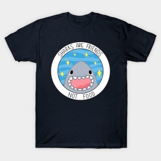 Sharks Are Friends Not Food T-Shirt